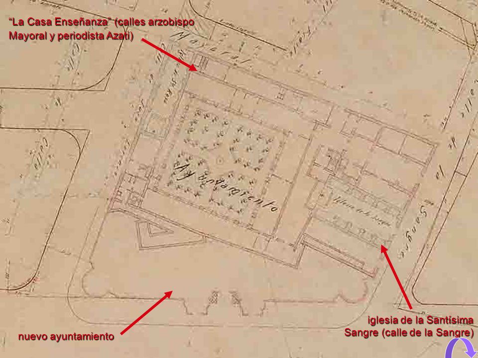 1915 La Casa Enseñanza (calles arzobispo Mayoral y periodista Azati)