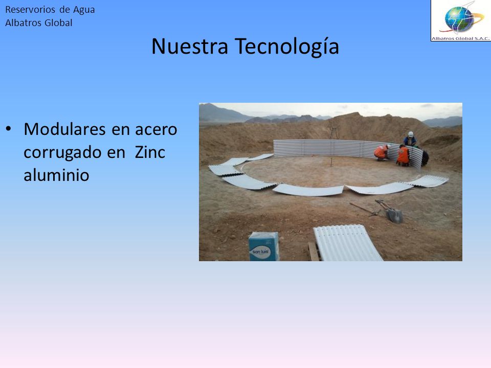 Nuestra Tecnología Modulares en acero corrugado en Zinc aluminio