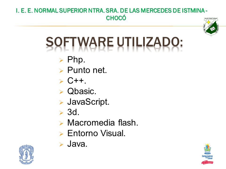 I. E. E. NORMAL SUPERIOR NTRA. SRA. DE LAS MERCEDES DE ISTMINA - CHOCÓ