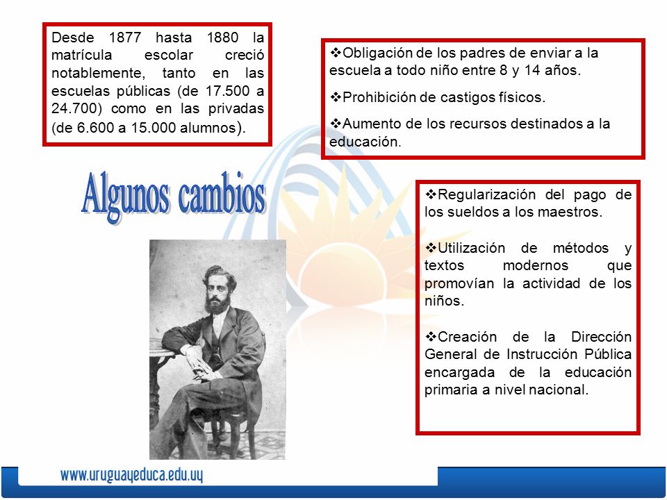 Desde 1877 hasta 1880 la matrícula escolar creció notablemente, tanto en las escuelas públicas (de a ) como en las privadas (de a alumnos).