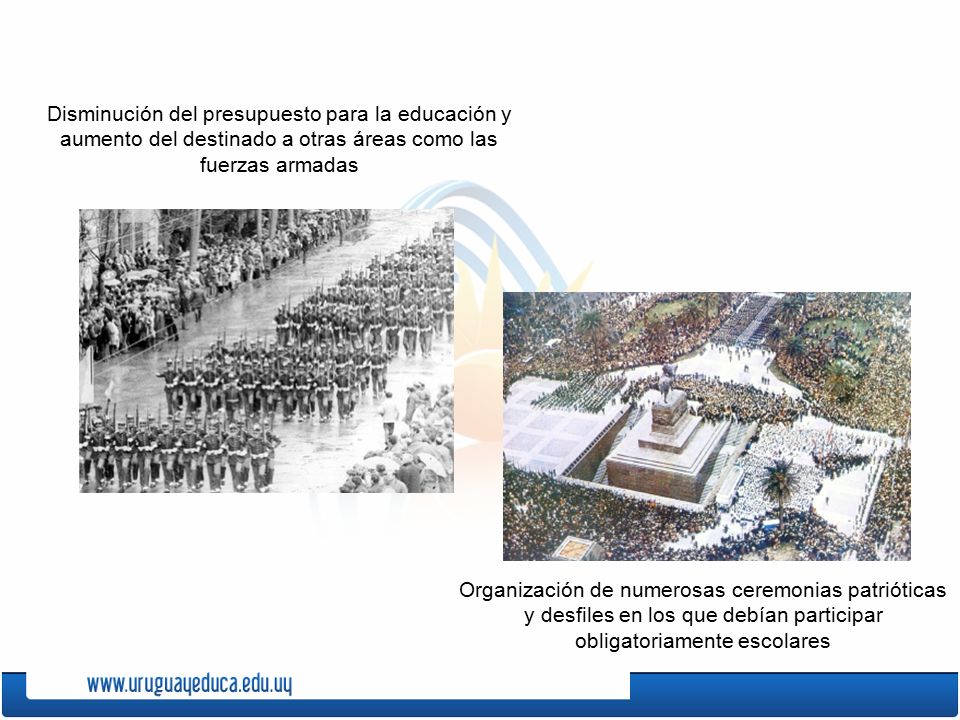 Disminución del presupuesto para la educación y aumento del destinado a otras áreas como las fuerzas armadas