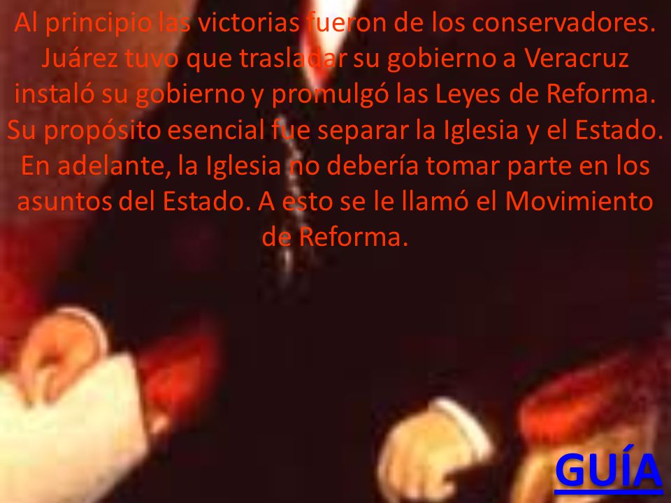 Al principio las victorias fueron de los conservadores