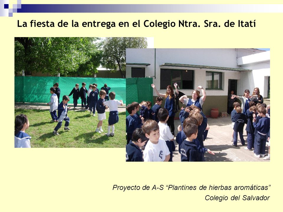 La fiesta de la entrega en el Colegio Ntra. Sra. de Itatí
