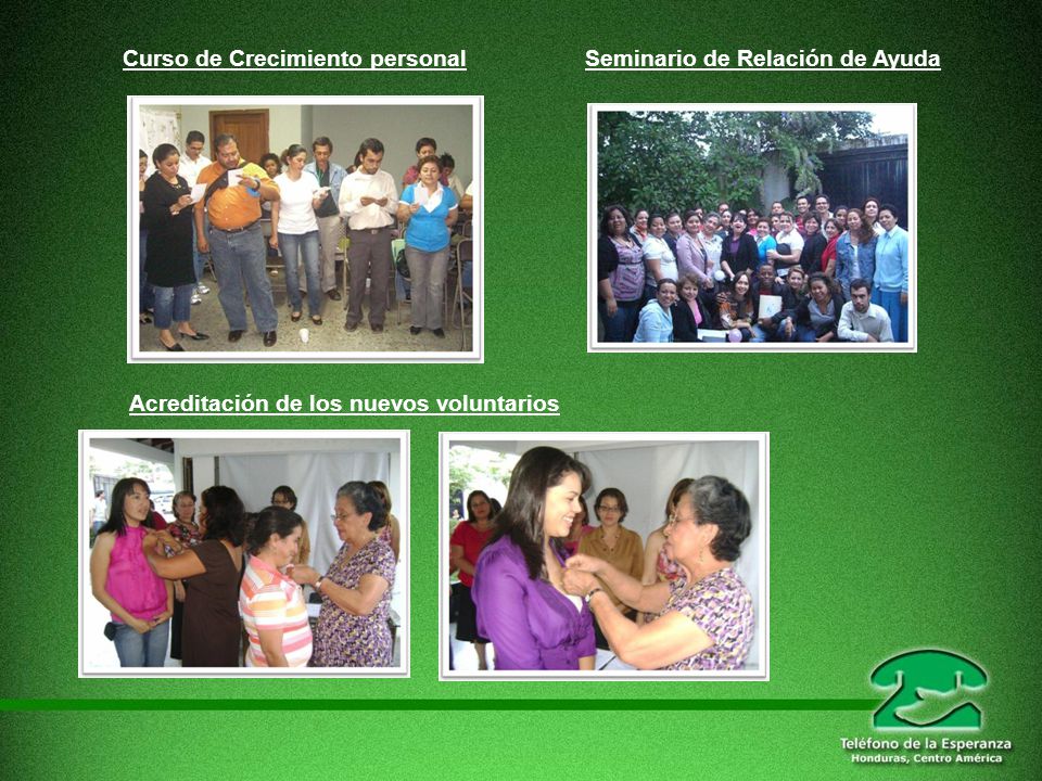 Curso de Crecimiento personal Seminario de Relación de Ayuda