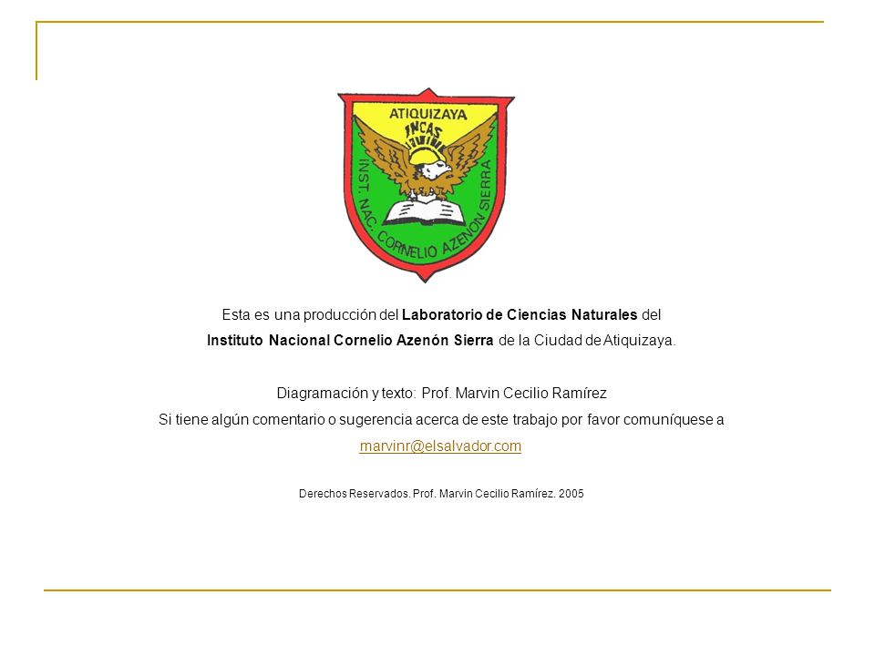 Esta es una producción del Laboratorio de Ciencias Naturales del