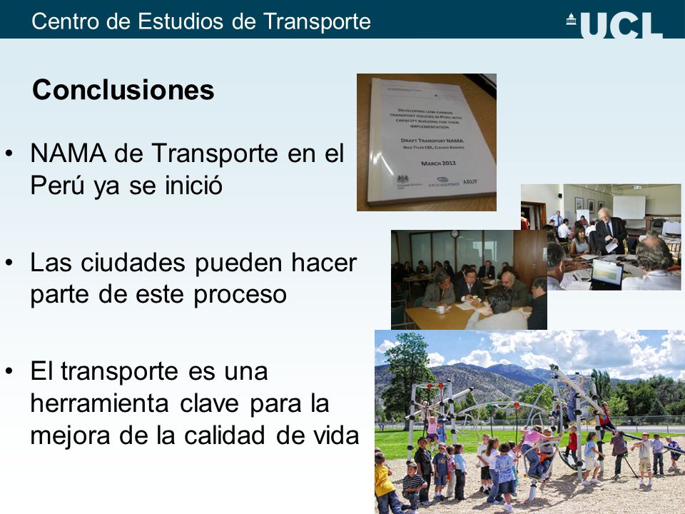 Conclusiones NAMA de Transporte en el Perú ya se inició