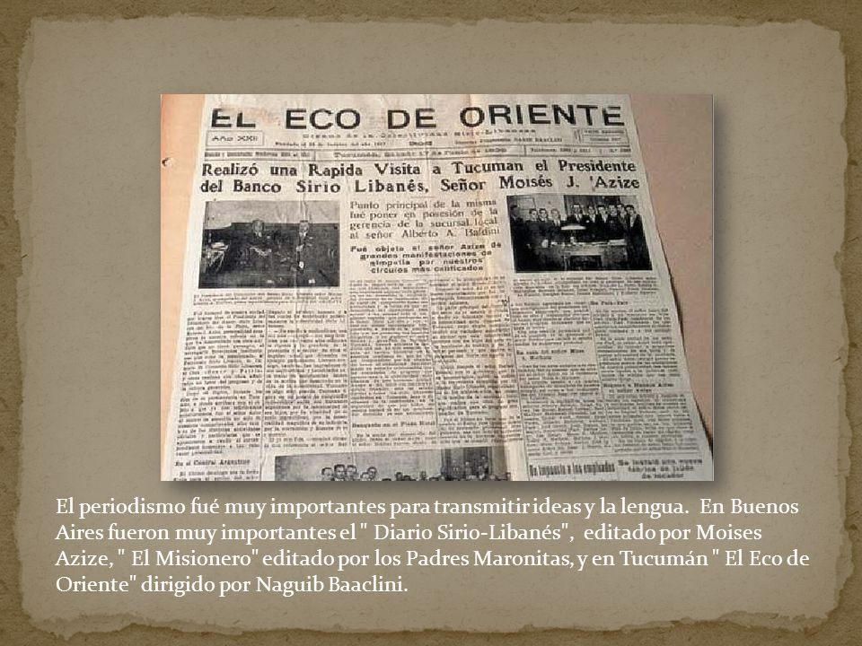 El periodismo fué muy importantes para transmitir ideas y la lengua