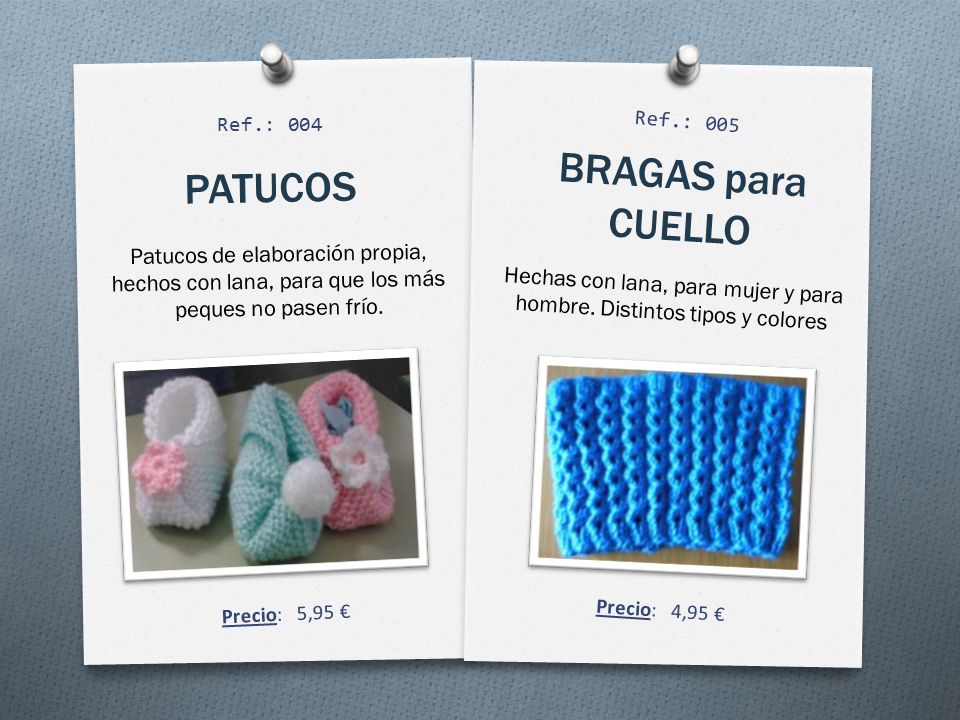 Hechas con lana, para mujer y para hombre. Distintos tipos y colores