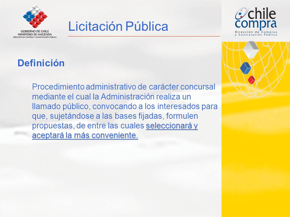 Licitación Pública Definición