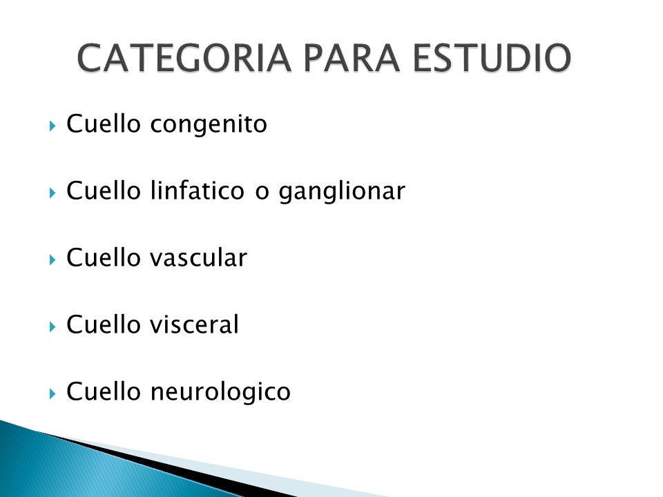CATEGORIA PARA ESTUDIO
