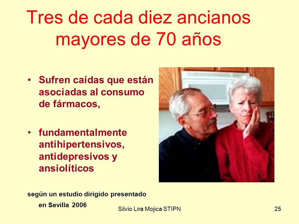 Tres de cada diez ancianos mayores de 70 años