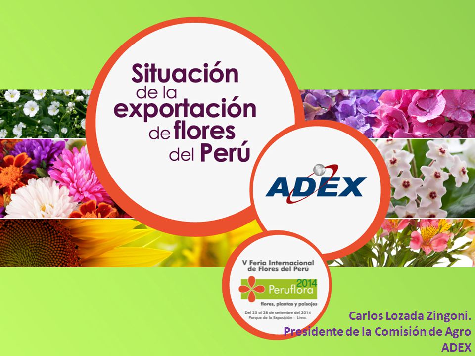 Carlos Lozada Zingoni. Presidente de la Comisión de Agro ADEX
