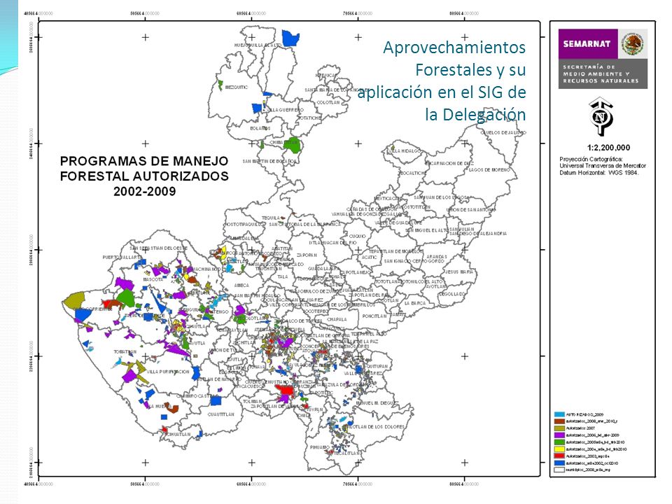 Aprovechamientos Forestales y su aplicación en el SIG de la Delegación