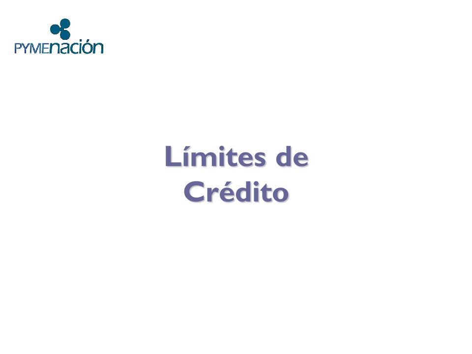 Límites de Crédito
