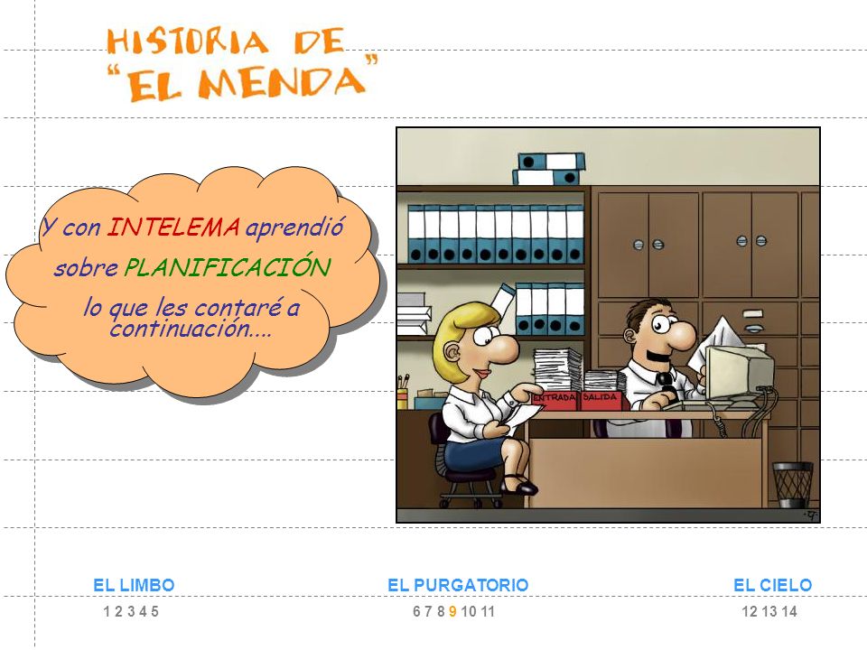 Y con INTELEMA aprendió sobre PLANIFICACIÓN lo que les contaré a continuación....