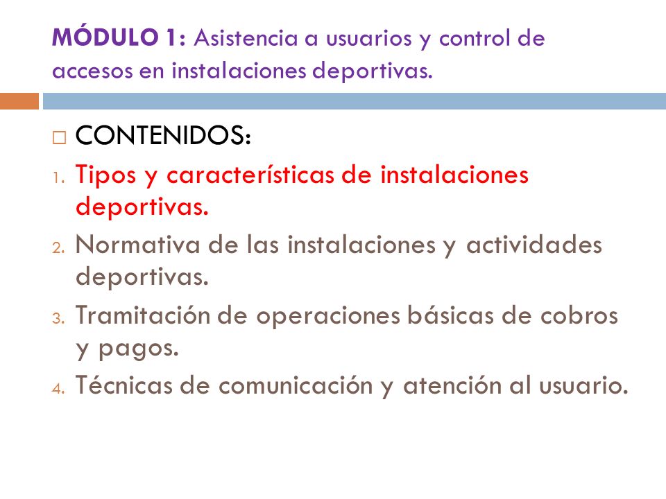 Tipos y características de instalaciones deportivas.