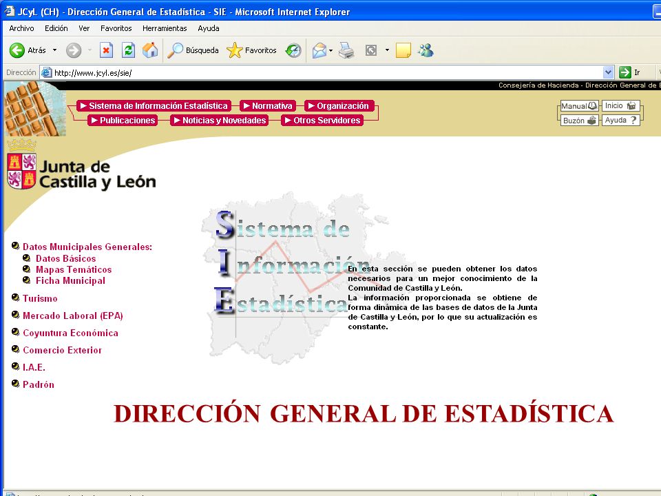 DIRECCIÓN GENERAL DE ESTADÍSTICA