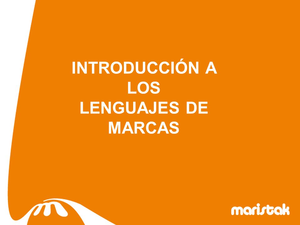 INTRODUCCIÓN A LOS LENGUAJES DE MARCAS