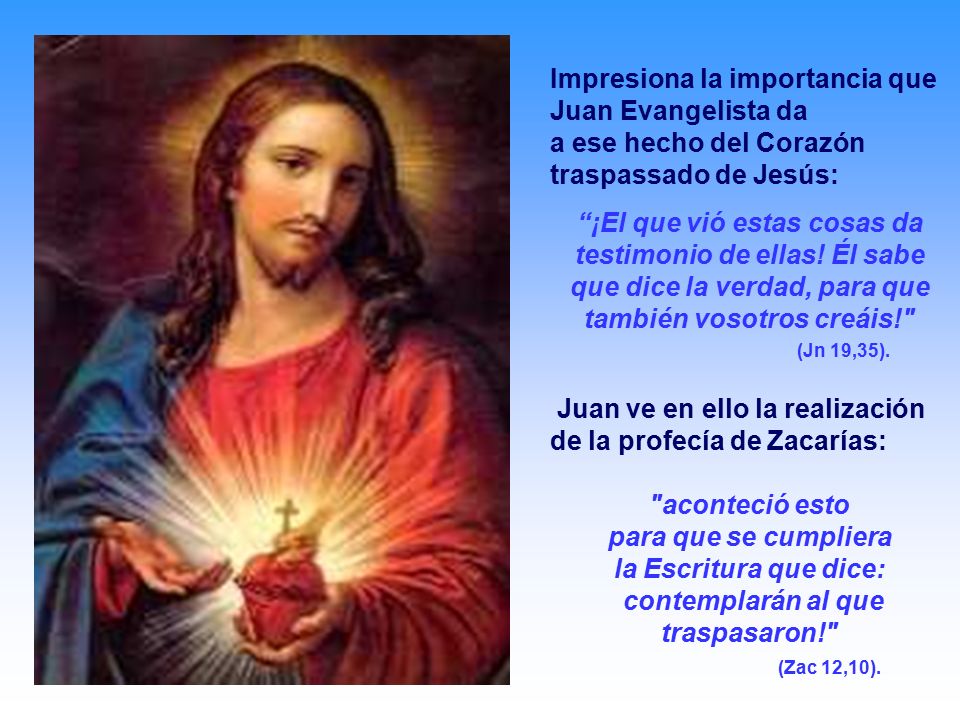Impresiona la importancia que Juan Evangelista da