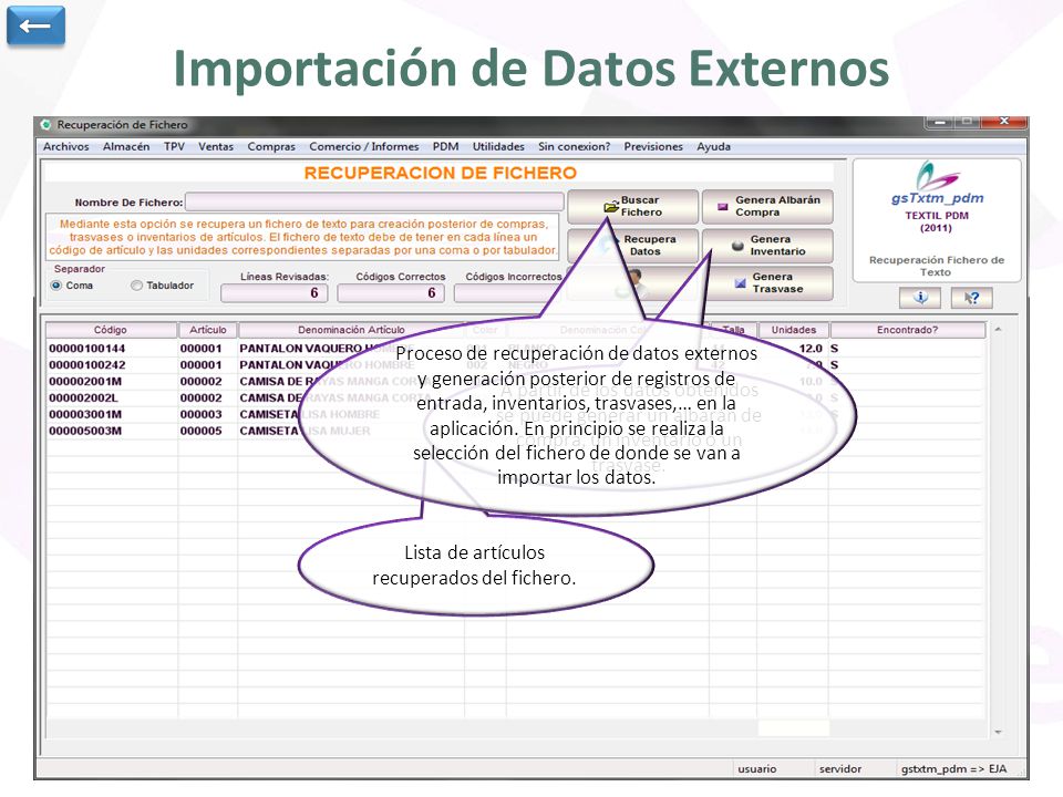 Importación de Datos Externos