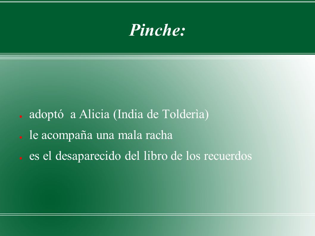Pinche: adoptó a Alicia (India de Tolderìa) le acompaña una mala racha