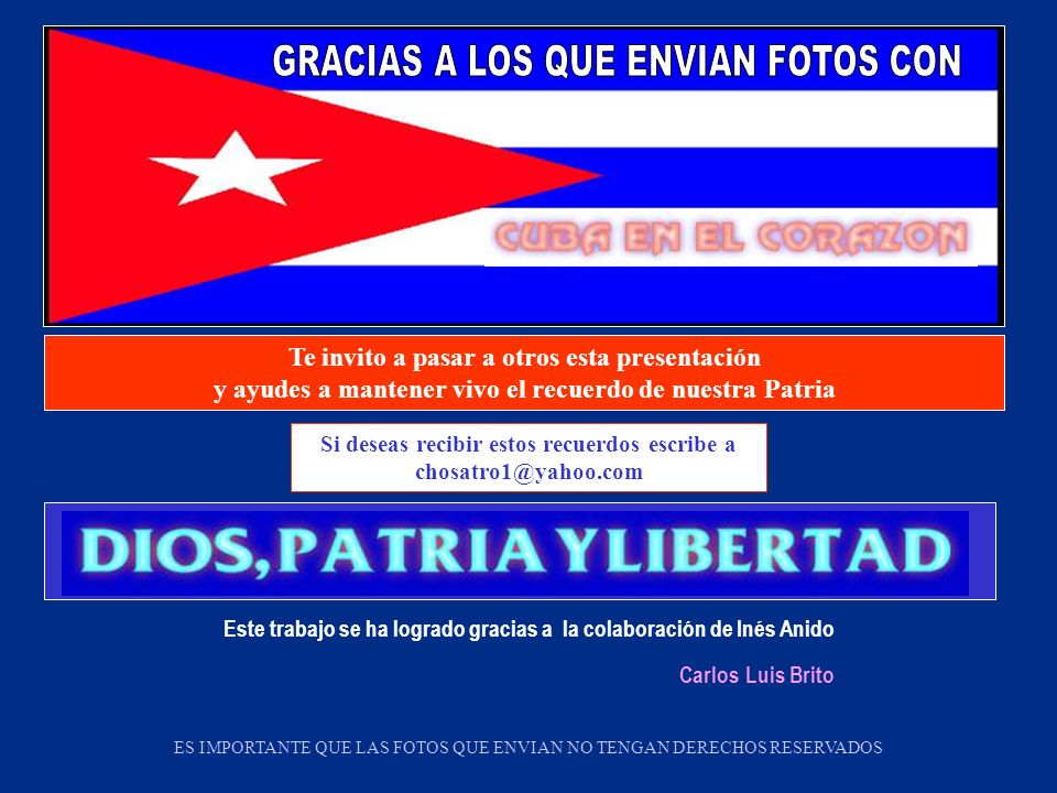 GRACIAS A LOS QUE ENVIAN FOTOS CON