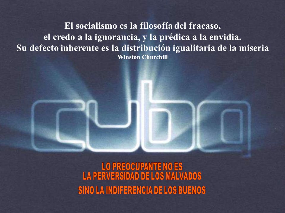 Su defecto inherente es la distribución igualitaria de la miseria
