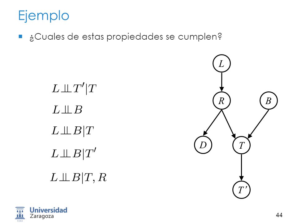 Ejemplo L si R B si no D T no si T’