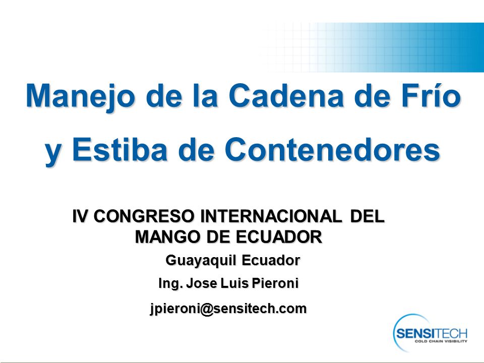 Manejo de la Cadena de Frío y Estiba de Contenedores
