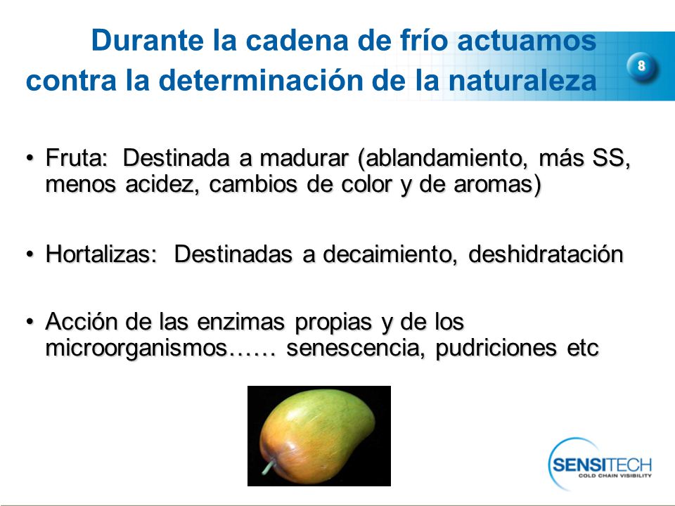 Durante la cadena de frío actuamos contra la determinación de la naturaleza