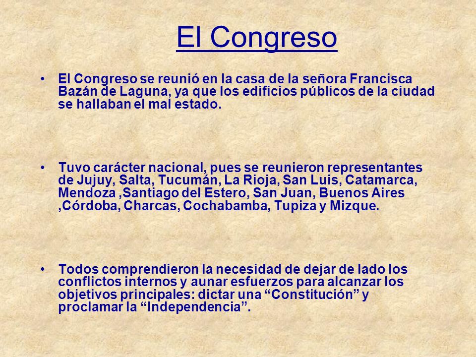 El Congreso