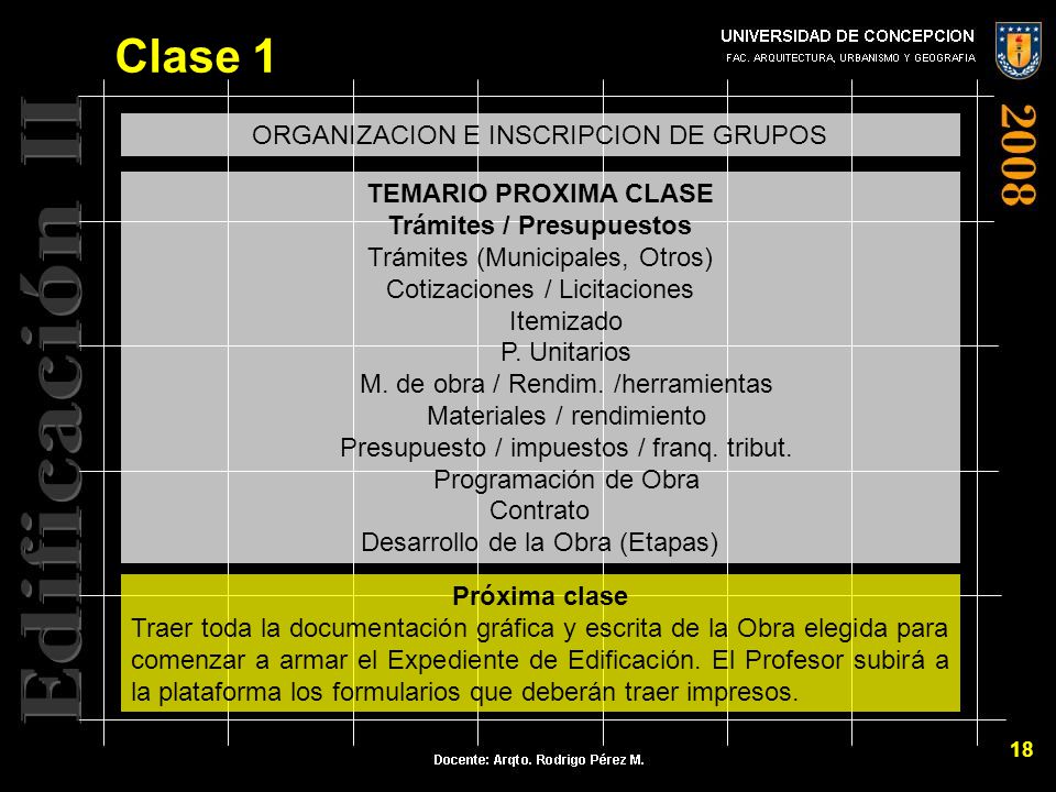 Trámites / Presupuestos