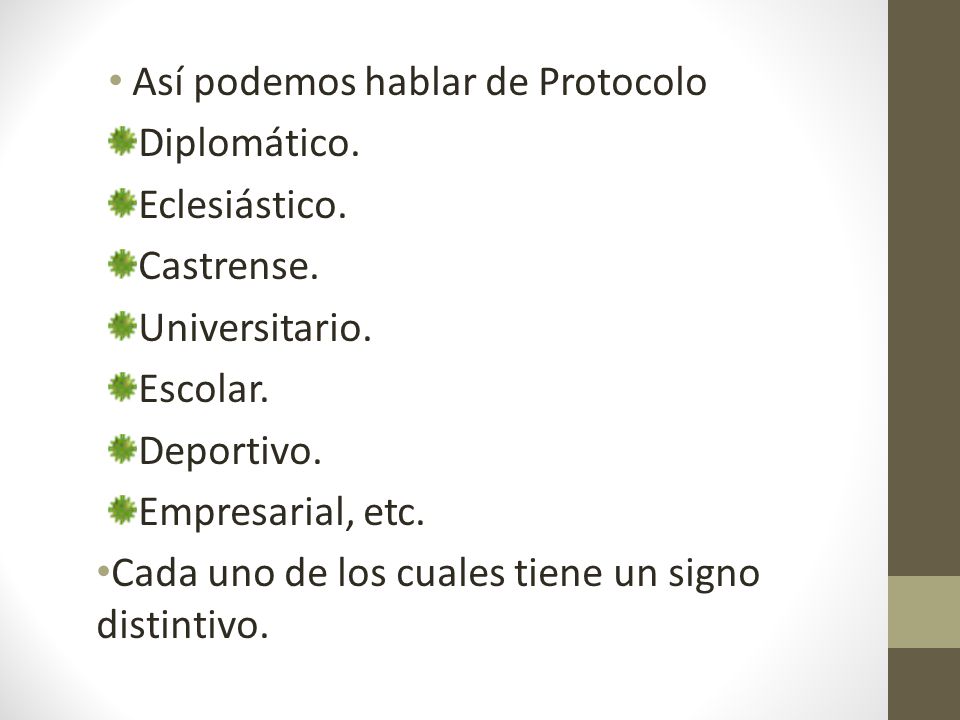 Así podemos hablar de Protocolo