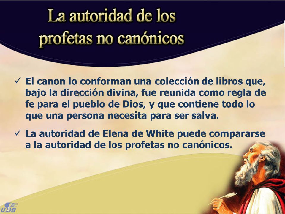 El canon lo conforman una colección de libros que, bajo la dirección divina, fue reunida como regla de fe para el pueblo de Dios, y que contiene todo lo que una persona necesita para ser salva.