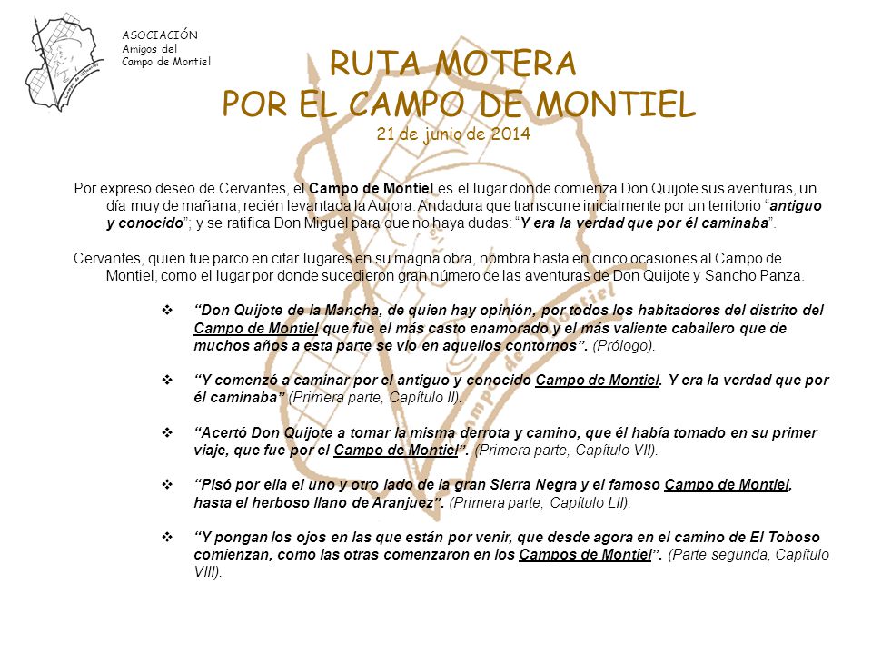 RUTA MOTERA POR EL CAMPO DE MONTIEL 21 de junio de 2014