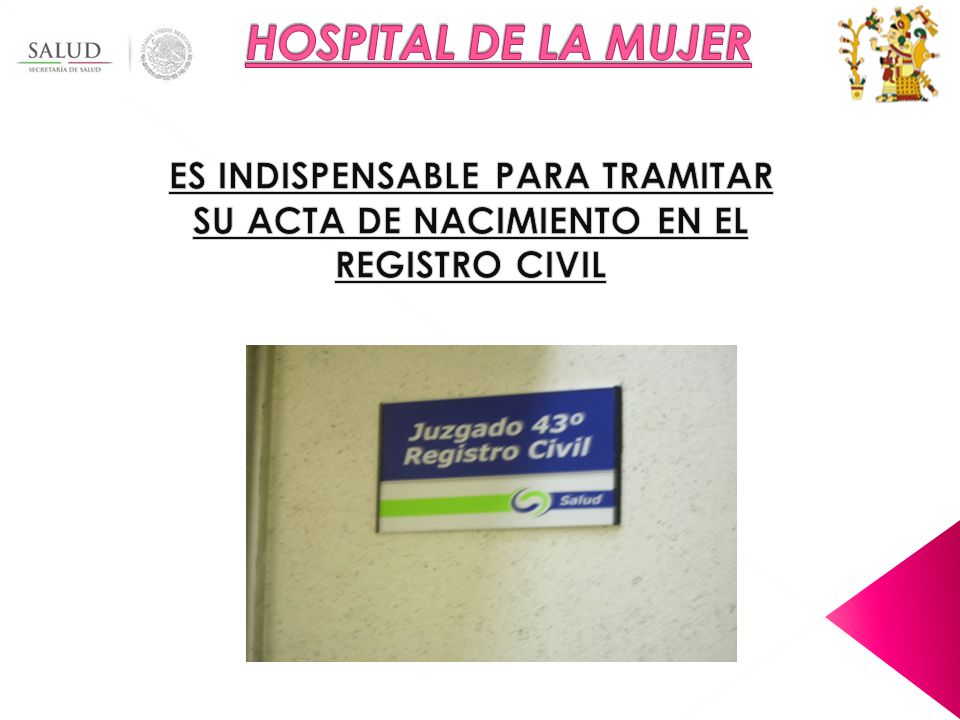ES INDISPENSABLE PARA TRAMITAR SU ACTA DE NACIMIENTO EN EL