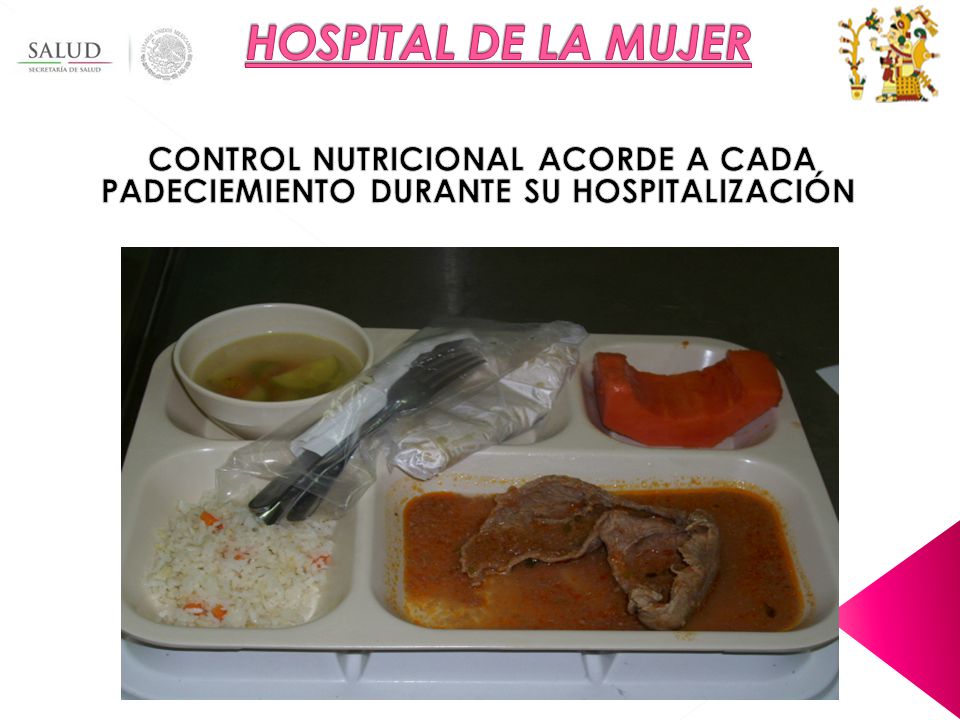 CONTROL NUTRICIONAL ACORDE A CADA PADECIEMIENTO DURANTE SU HOSPITALIZACIÓN