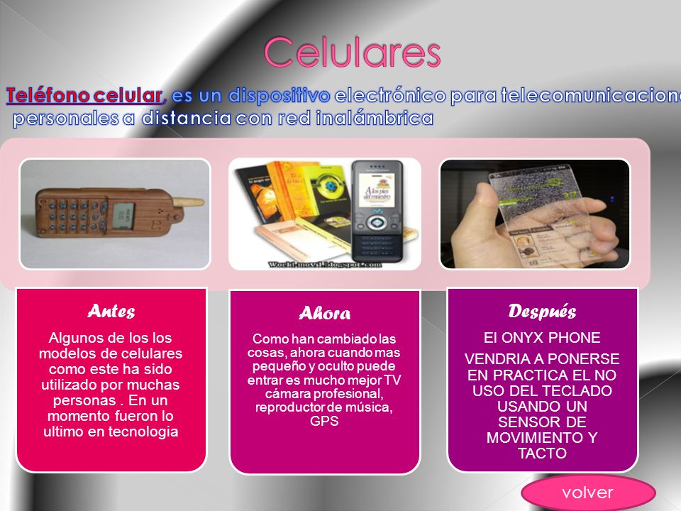 Celulares Teléfono celular, es un dispositivo electrónico para telecomunicaciones. personales a distancia con red inalámbrica.