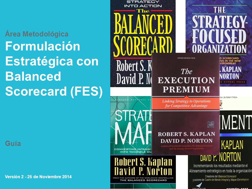 Área Metodológica Formulación Estratégica con Balanced Scorecard (FES)
