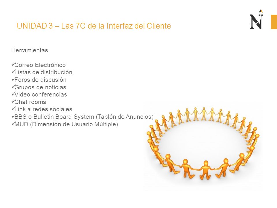 UNIDAD 3 – Las 7C de la Interfaz del Cliente