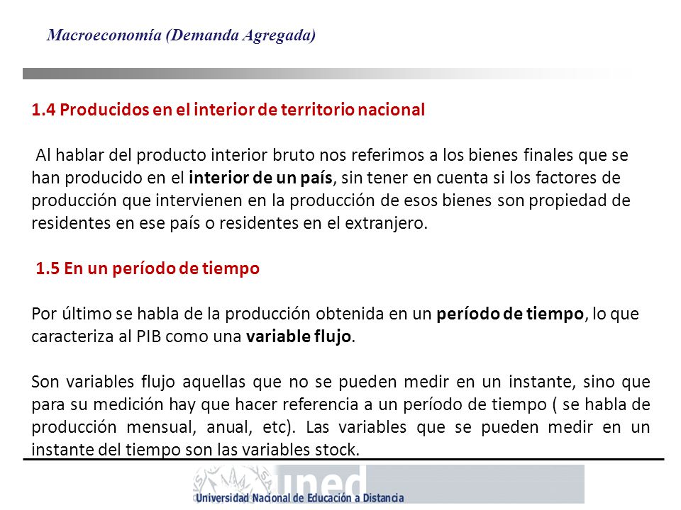 1.4 Producidos en el interior de territorio nacional