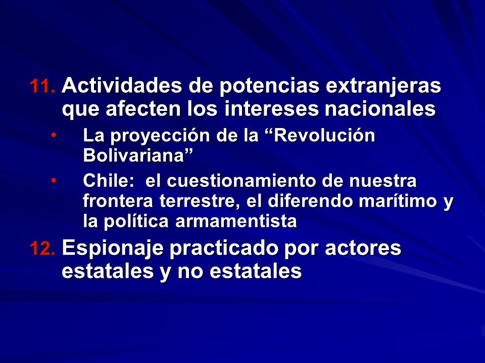 Espionaje practicado por actores estatales y no estatales