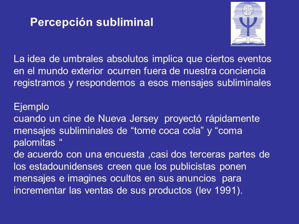Percepción subliminal