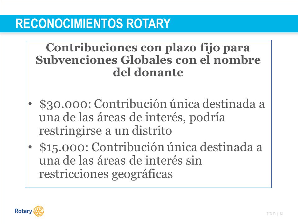 RECONOCIMIENTOS ROTARY