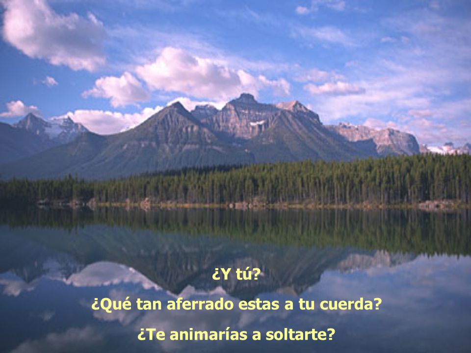 ¿Qué tan aferrado estas a tu cuerda ¿Te animarías a soltarte
