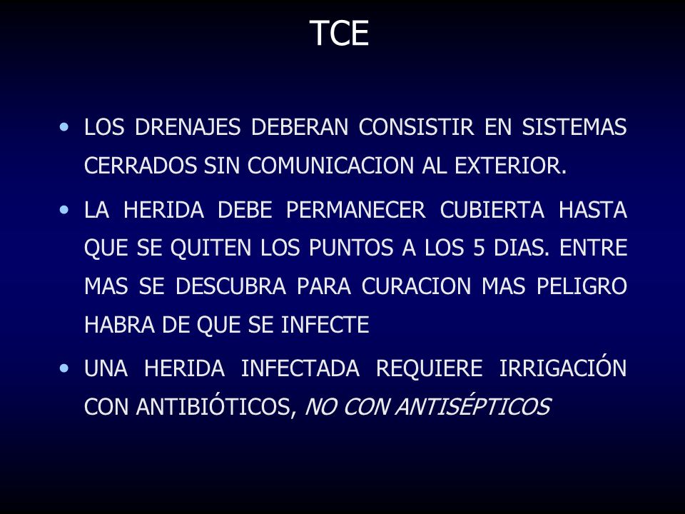 TCE LOS DRENAJES DEBERAN CONSISTIR EN SISTEMAS CERRADOS SIN COMUNICACION AL EXTERIOR.
