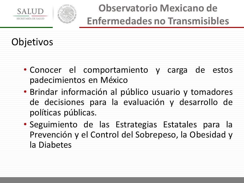 Observatorio Mexicano de Enfermedades no Transmisibles