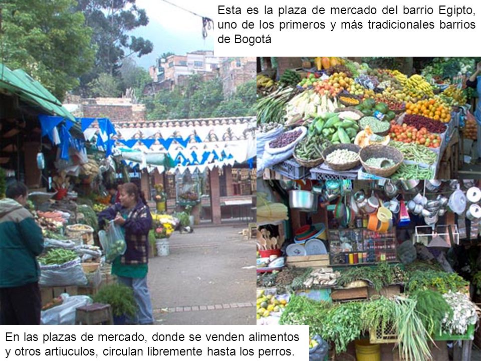 Esta es la plaza de mercado del barrio Egipto, uno de los primeros y más tradicionales barrios de Bogotá