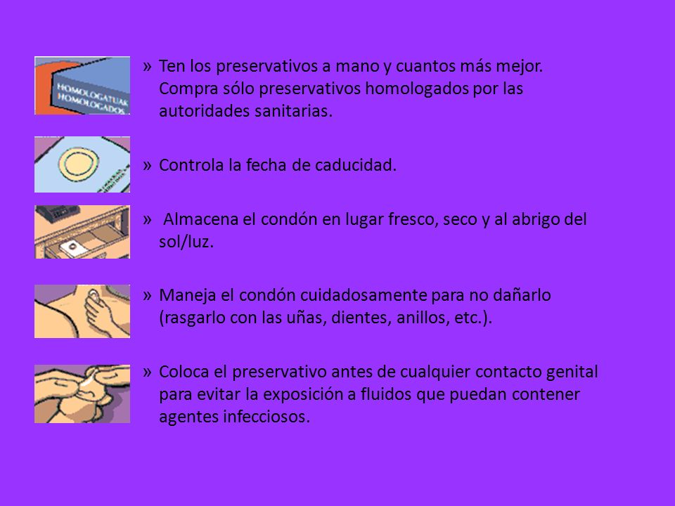 Ten los preservativos a mano y cuantos más mejor