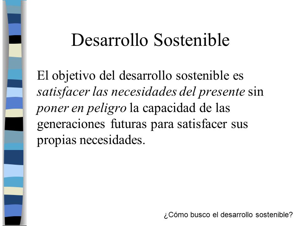 Desarrollo Sostenible